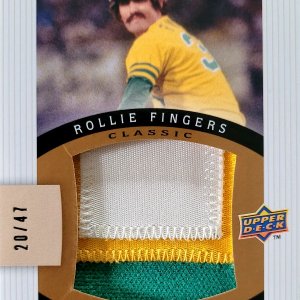 2009 Sweet Spot Classic Rollie Fingers Patch